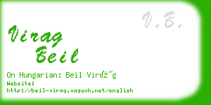 virag beil business card